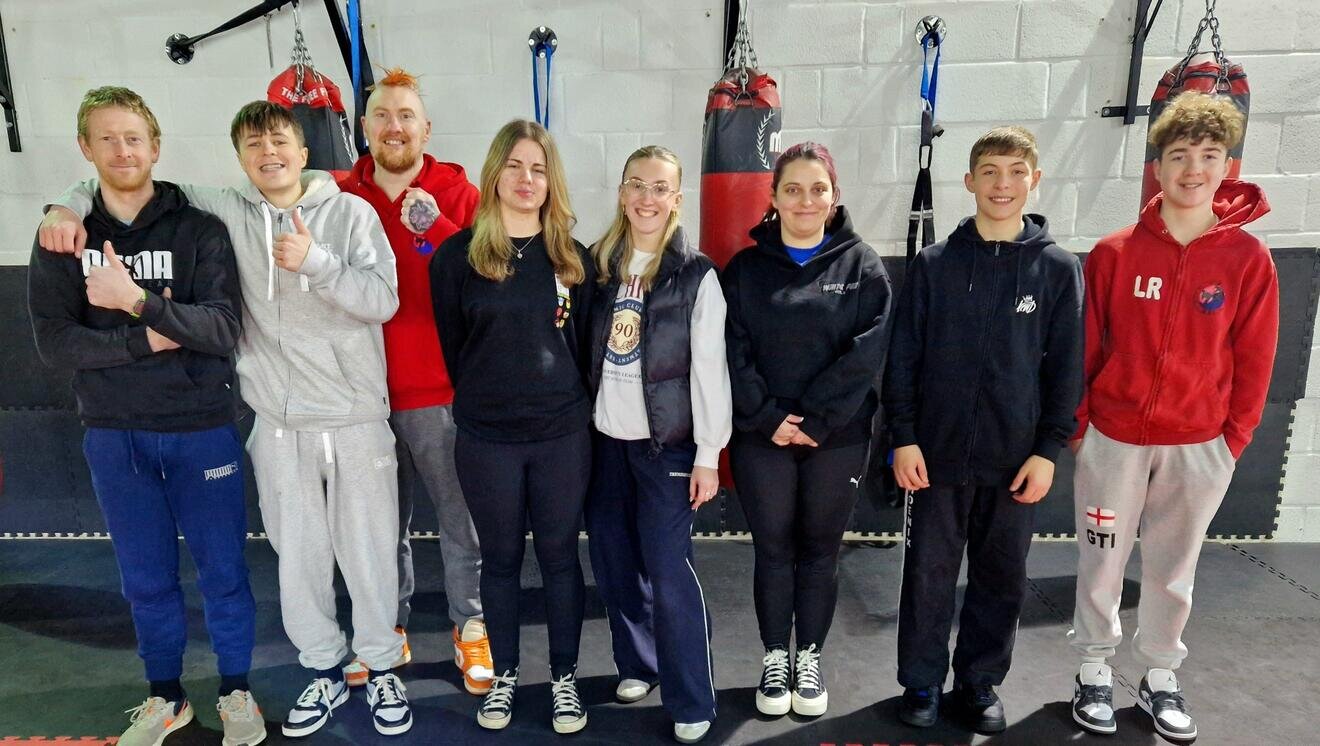 Swindon Martial Arts Members at Taekwondo Course in Swindon