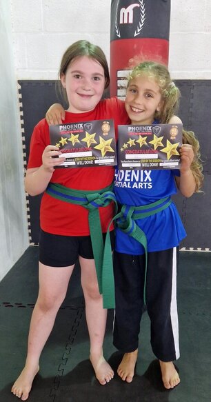 Swindon Martial Arts Girls with Smiles