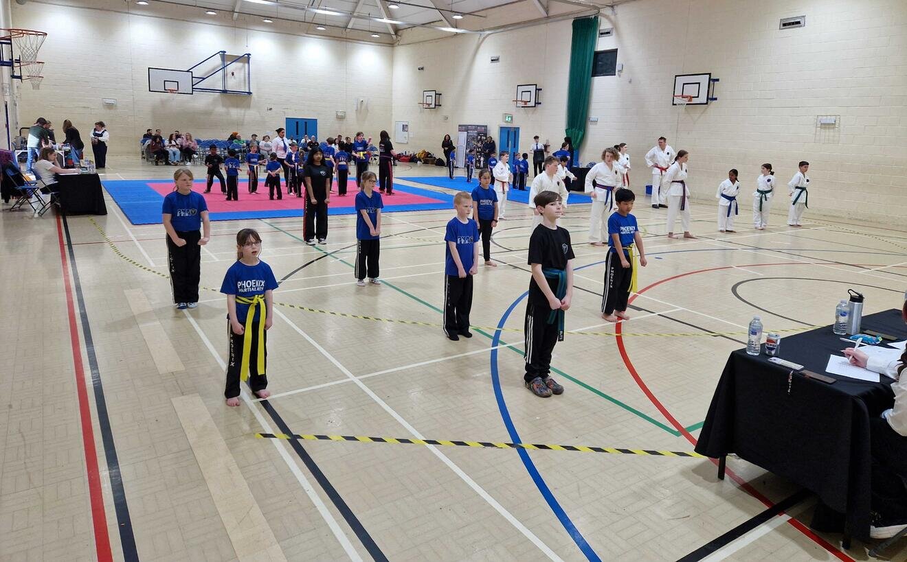 Swindon Martial Arts Members Ready For Grading