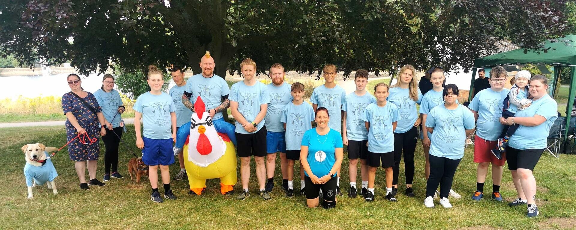 Fundraisers from Swindon Martial Arts Club