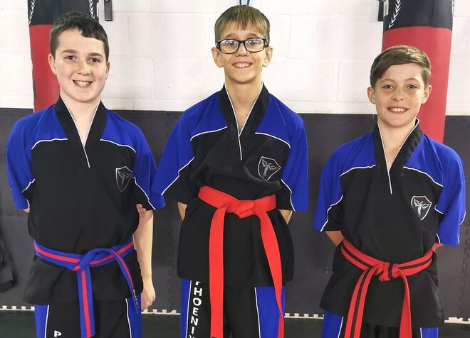 Teenager Taekwondo Club Members