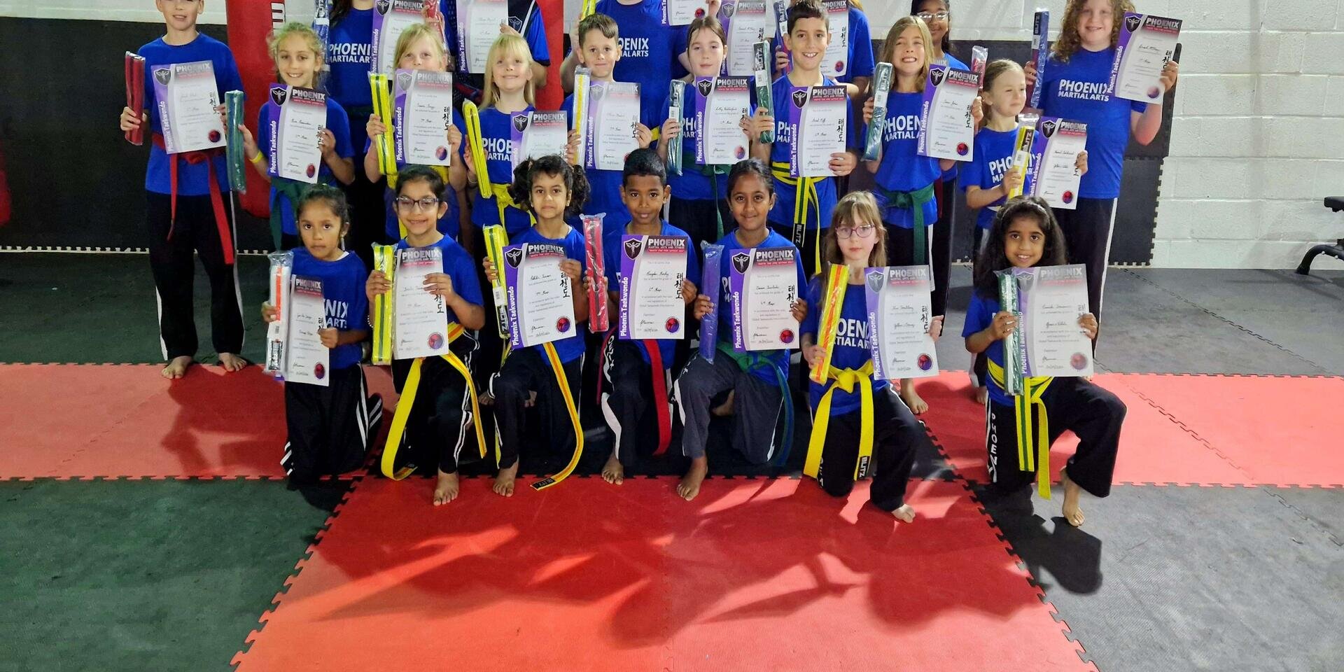 Swindon Martial Arts Members at Swindon Taekwondo