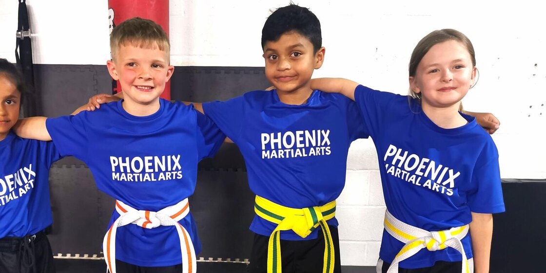 Children Martial Arts Club Group of Kids