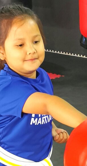Martial Arts Child Punching